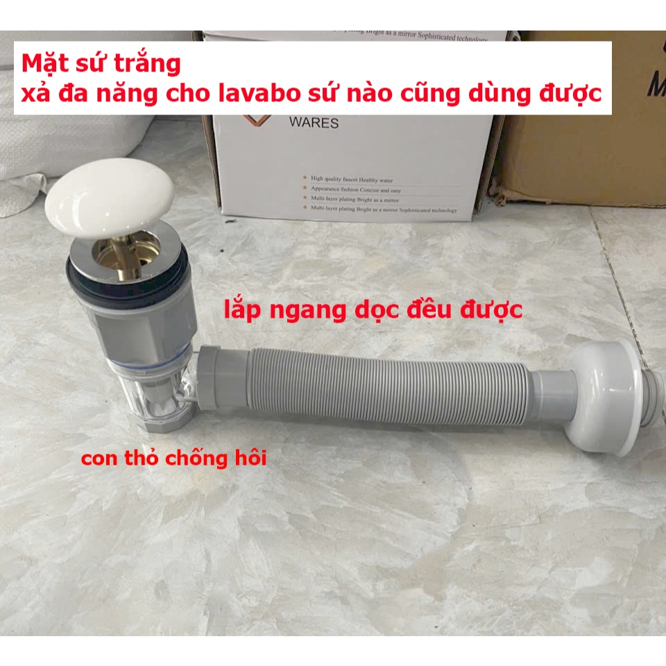 Xả lavabo Xả Xi phông Lavabo Bồn Rửa Mặt XẢ RUỘT GÀ DỄ LẮP ĐẶT chống ...