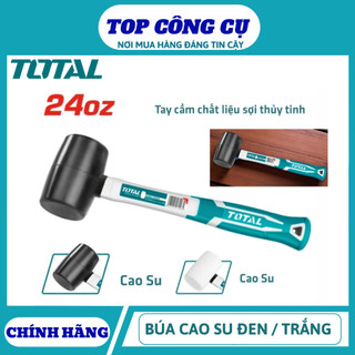 ĐỒ NGHỀ TOTAL Búa cao su đen / trắng 660g THT762416 / THT762436