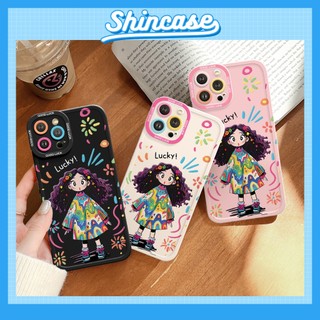 Ốp Lưng iPhone Tóc Xù Cạnh Vuông, Chống Sốc, Bảo Vệ Camera - iP 6/6s/7/8/Plus/X/XS/XR/11/12/13/14/15/16/Pro/Max/Mini