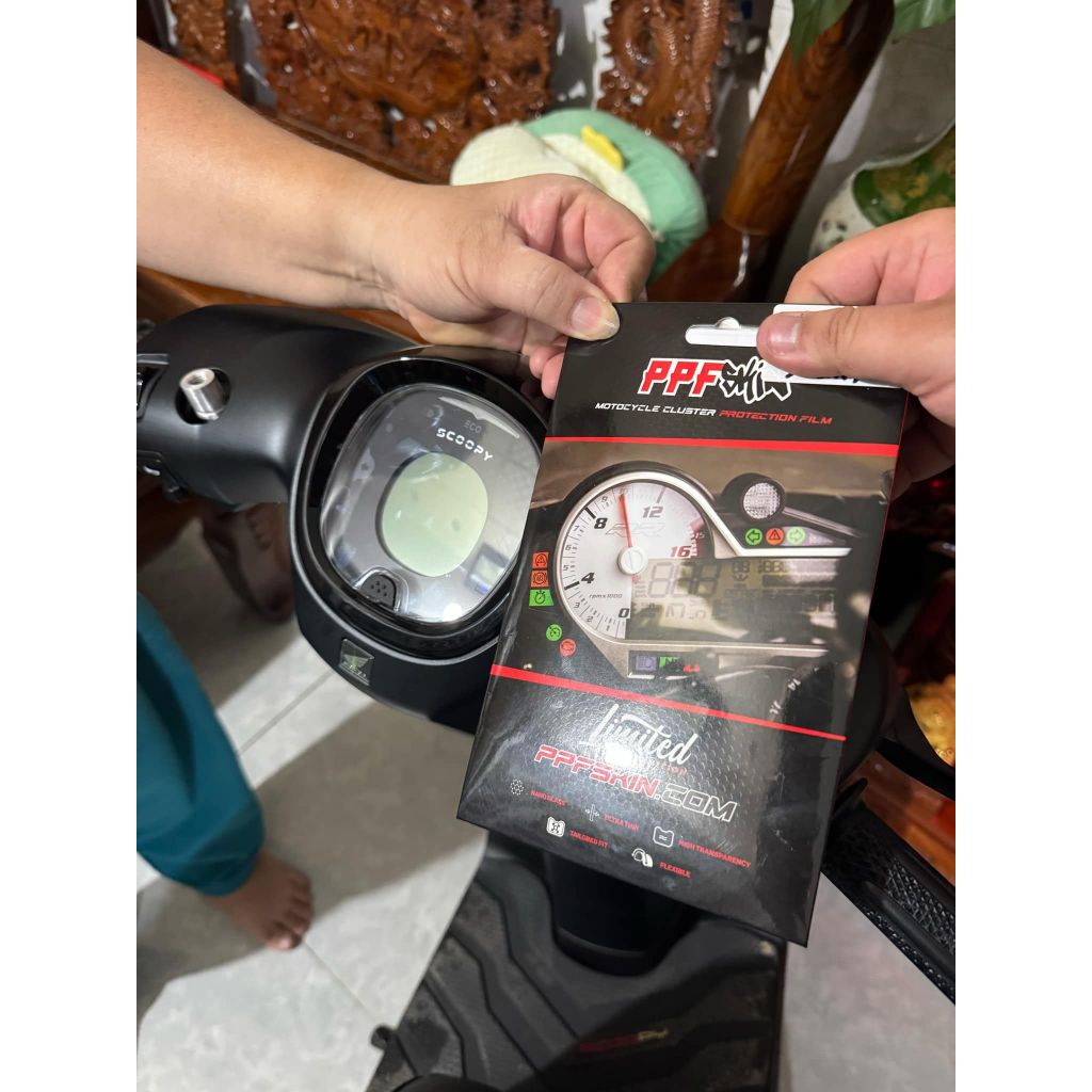 PPF Scoopy 2025 , PPF dán mặt đồng hồ xe , xước tự phục hồi , nhập khẩu