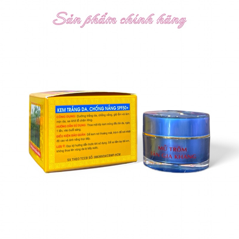 Kem Mủ Trôm Trắng Da Chống Nắng SPF50+ 6gram Chính Hãng