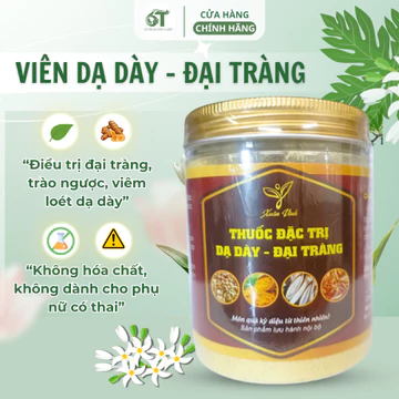 Viên uống dạ dày đại tràng Xuân Vinh giúp cải thiện tình trạng trào ngược dạ dày, nâng cao sức khỏe