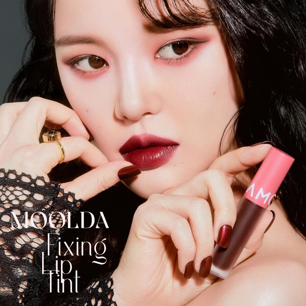 Ảnh Son Tint Lì Cho Môi Căng Mọng Hàn Quốc Moolda Fixing Lip Tint 3.5g - Dòng WC0 4