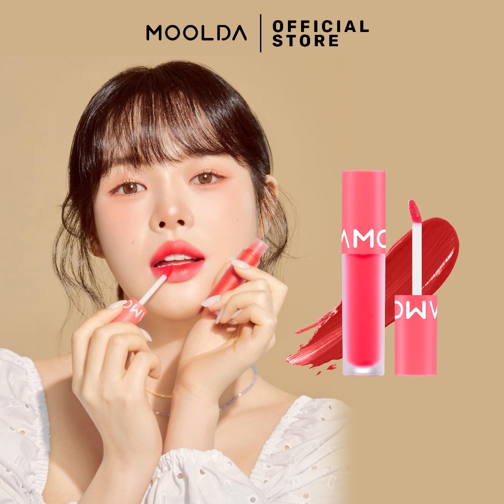 Ảnh Son Tint Lì Cho Môi Căng Mọng Hàn Quốc Moolda Fixing Lip Tint 3.5g - Dòng WC0 2