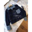 Áo khoác denim ngắn ve áo màu tương phản màu sắc đặc biệt dành cho nữ 2025 áo giản dị đa năng mùa hè