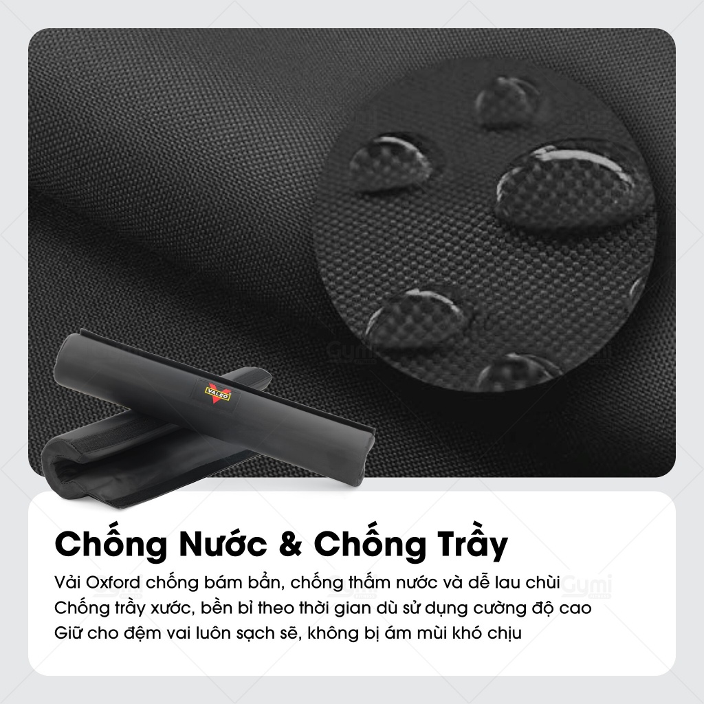 Dán Gánh Tạ Valeo Chính Hãng - Đệm Bảo Vệ Vai Gánh Tạ Squat Tập Gym, Thể Thao - DanGanhTaValeo