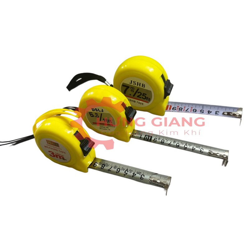 Thước Cuộn, Thước Mét 3mét 5mét 7,5mét Inox