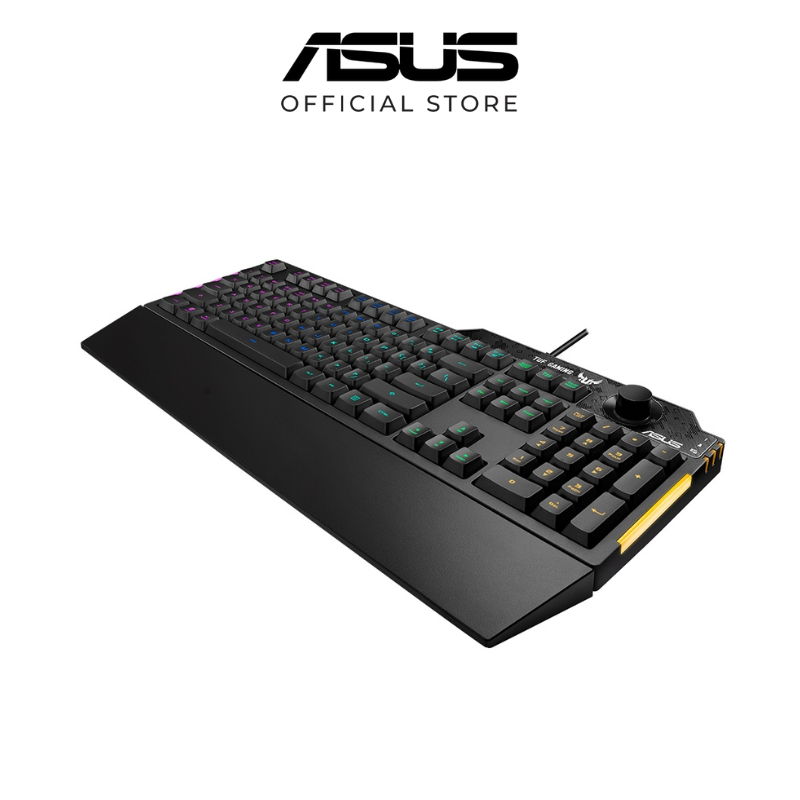 Ảnh Bàn phím cơ quang gaming TUF GAMING K1 90MP01X0-BKUA00 Aura Sync Đệm tay tháo rời Chống nước 300 ml 2
