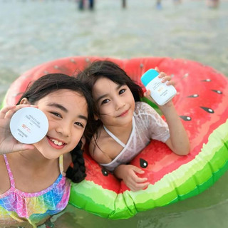 Kem Chống Nắng Cho Bé Thuần Chay GOONGBE Dạng sữa 80g, Dạng thỏi 23g, Phấn nước 14g