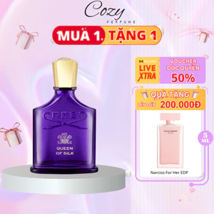 Nước hoa nữ Creed Queen of Silk EDP Chiết 5ml/10ml Hương thơm Ngọt ngào, Sang trọng - Cozy Perfume