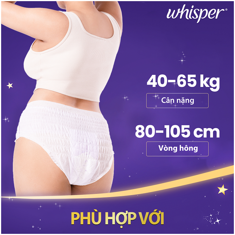 Ảnh Mua 3 Tặng 1 Băng Quần WHISPER Koala Cho Giấc Ngủ Ngon Trọn Vẹn Size M-L Gói 2 Miếng 3