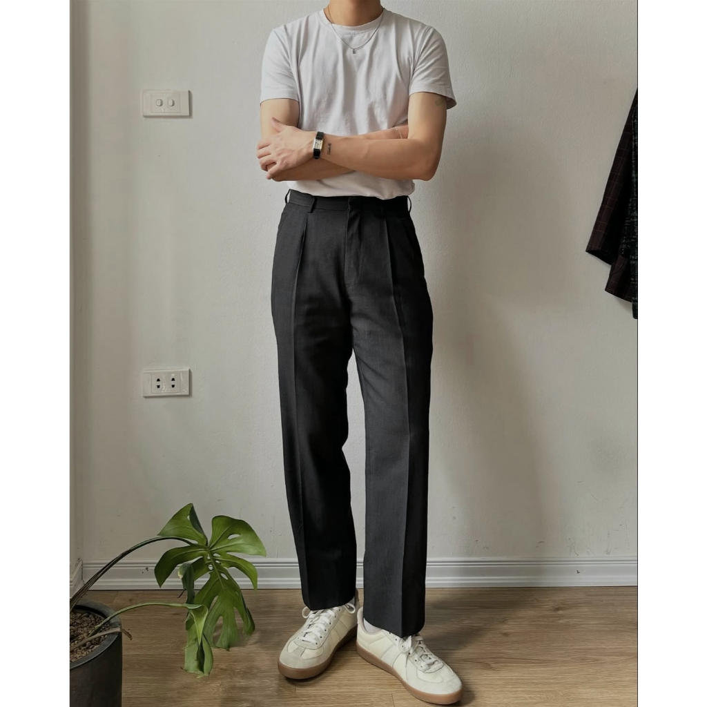 Quần Dài Nam Ống Suông RT CLASSY Chất Vải Xước Hàn Phong Cách Trẻ Trung