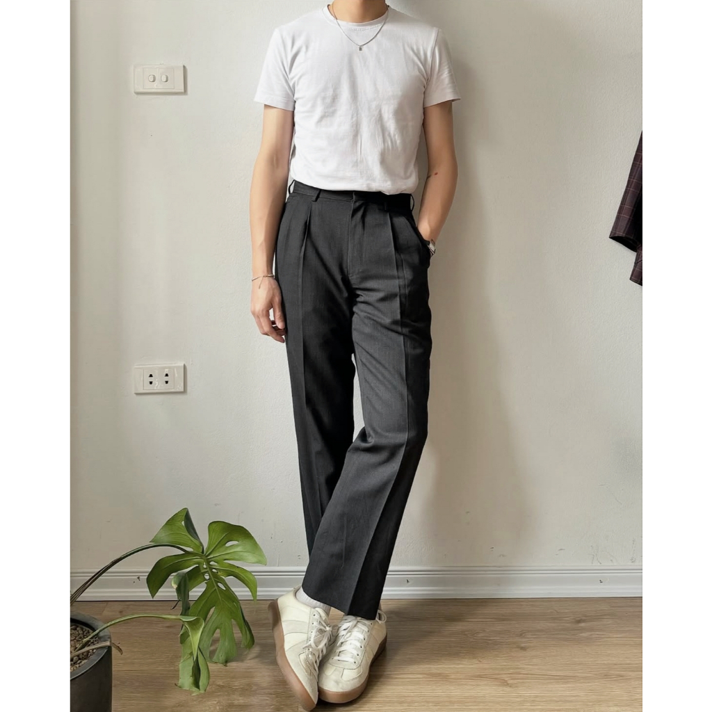 Quần Dài Nam Ống Suông RT CLASSY Chất Vải Xước Hàn Phong Cách Trẻ Trung