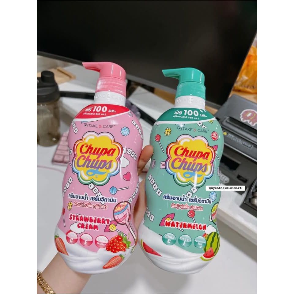 SỮA TẮM GỘI CHUPPA CHUPS HƯƠNG KẸO NGỌT SIÊU THƠM CHO BÉ