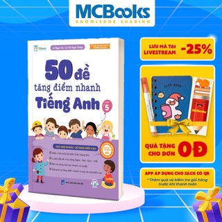 Sách - 50 Đề Tăng Điểm Nhanh Tiếng Anh – Lớp 5