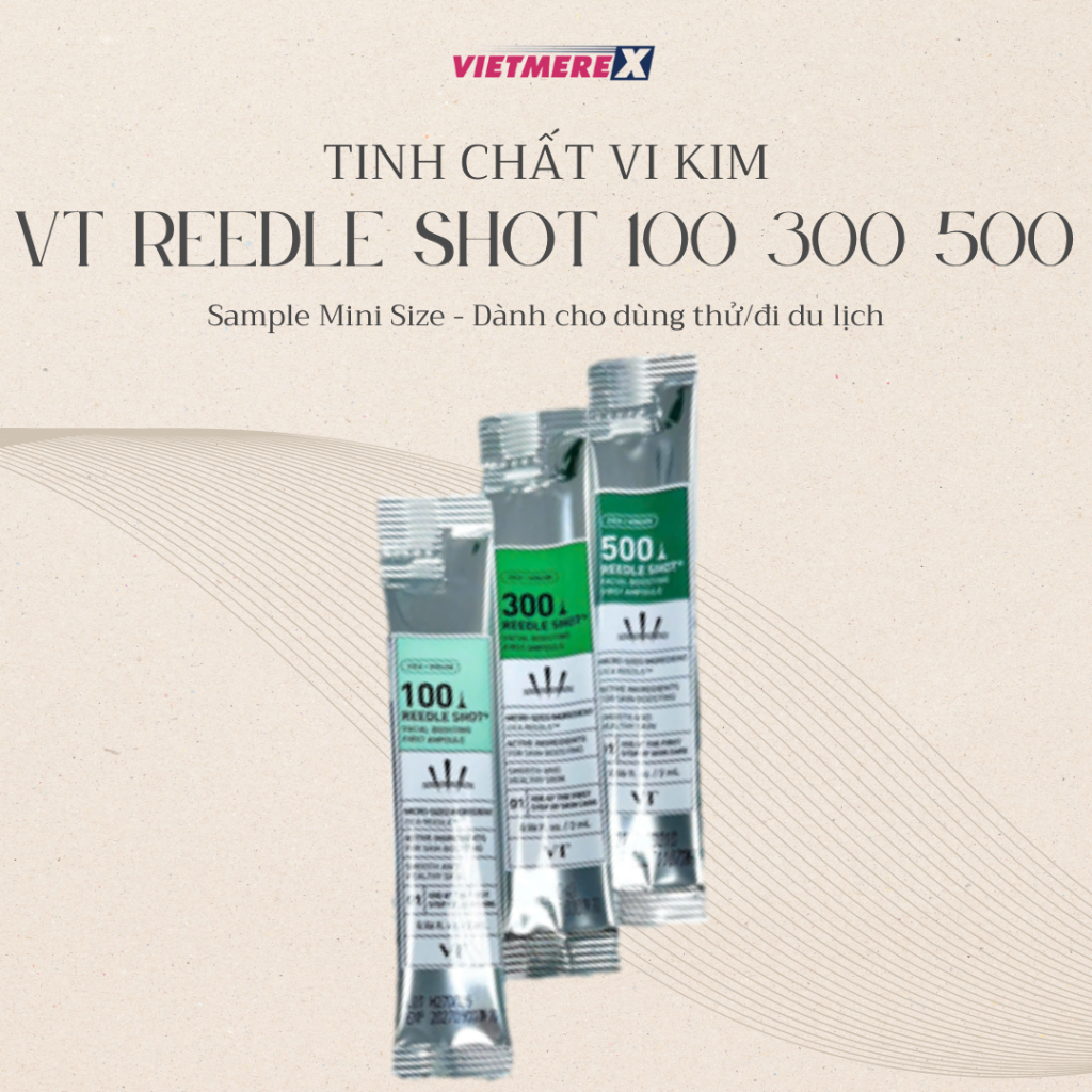 Tinh chất vi kim chuẩn Spa VT Reedle Shot 100 300 500 PDRN First Serum ...