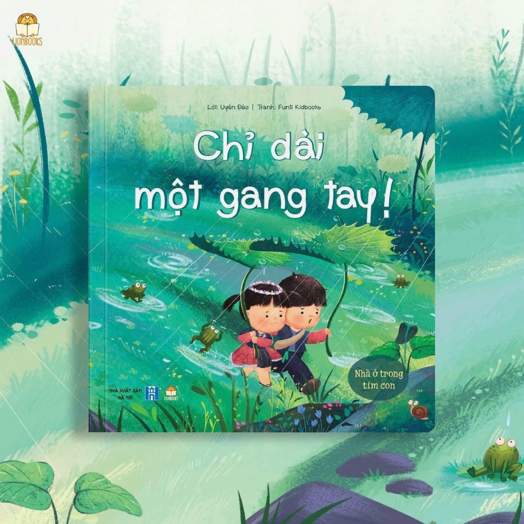 Ảnh Sách - Nhà Ở Trong Tim Con (Combo 2 Cuốn Về Nhà Thôi Và Chỉ Dài Một Gang Tay / Lẻ Cuốn) - Lionbooks 1