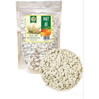 Hạt bí rang củi túi zip 500g( Tân Lộc Phát)
