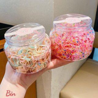 Hộp 1000 chun buộc tóc nhiều màu siêu xinh