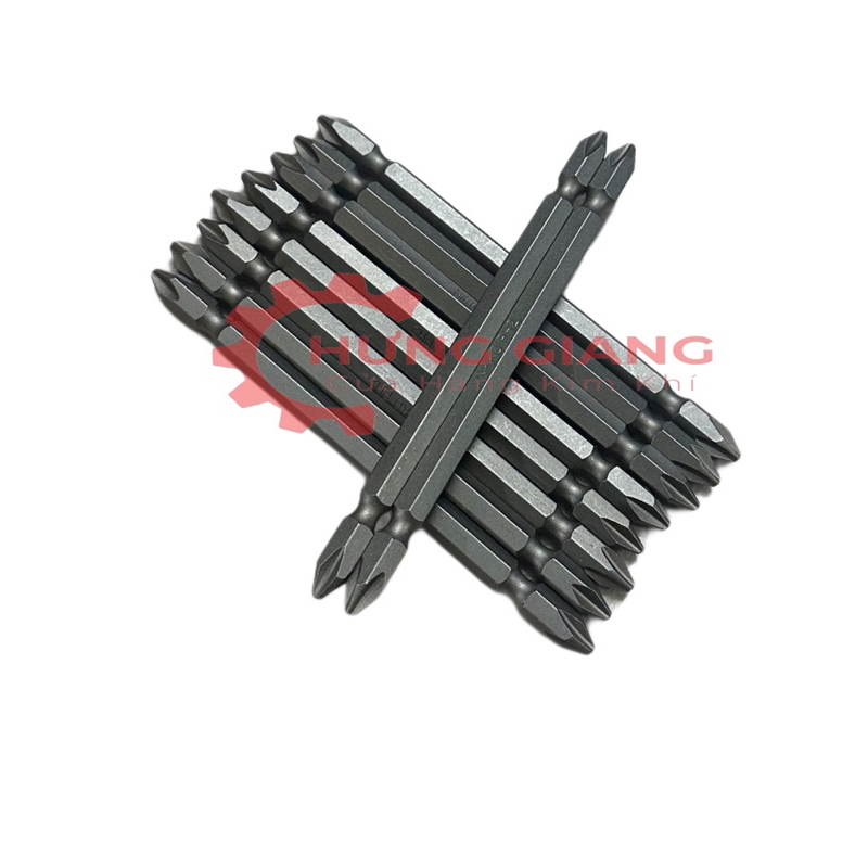 10 Mũi Bắn Vít, Đầu Bắn Vít Nikko 2 Đầu Từ Tính Cao, Cứng Cáp Dùng Cho Máy Khoan Cá