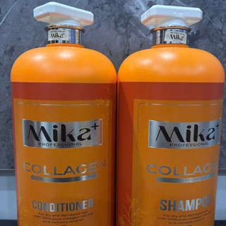BỘ GỘI XÃ PHỤC HỒI TÓC MIKA COLAGEN MÀU CAM 2000ML