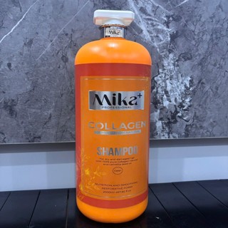 BỘ GỘI XÃ PHỤC HỒI TÓC MIKA COLAGEN MÀU CAM 2000ML