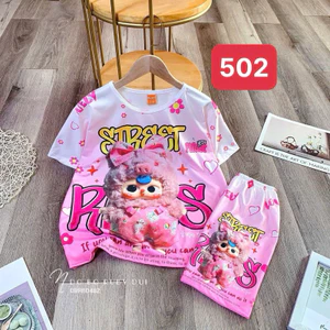 Đồ bộ thun lạnh in hình 3D 502