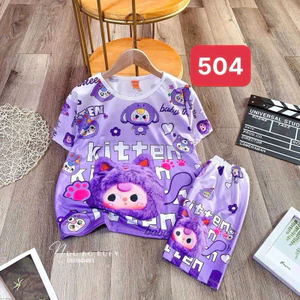 Đồ bộ thun lạnh in hình 3D 504