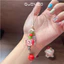 Móc khóa nơ đỏ May mắn đang yêu Ngọt ngào treo túi xách chìa khoá ba lo