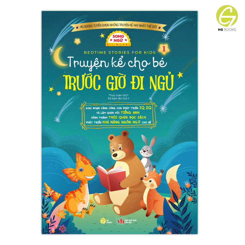 Ảnh Sách - Truyện Kể Cho Bé Trước Giờ Đi Ngủ - Giúp Con Phát Triển IQ, EQ Và Làm Quen Với Tiếng Anh 2