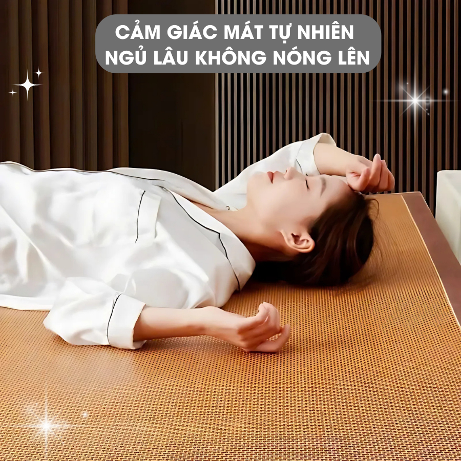 Ảnh Chiếu Điều Hoà Sợi Mây Cao Cấp Thiết Kế Thoáng Khí Mát Lạnh Bền Đẹp Giúp Nằm Ngủ Thoải Mái Ngay Cả Trong Mùa Hè Nóng Bức 3