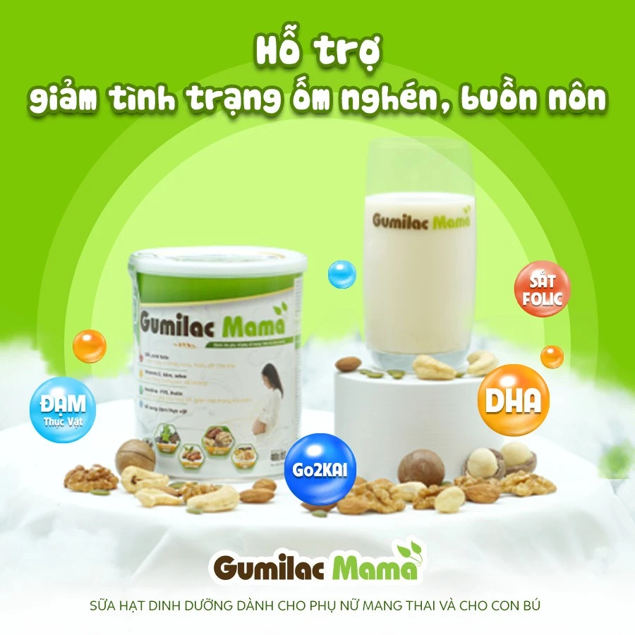 Ảnh Sữa Hạt Gumilac Mama Bổ Sung 28 Loại Vitamin Khoáng Chất, Giúp Mẹ Bầu Khỏe Đề Kháng Tốt Chính Hãng 3
