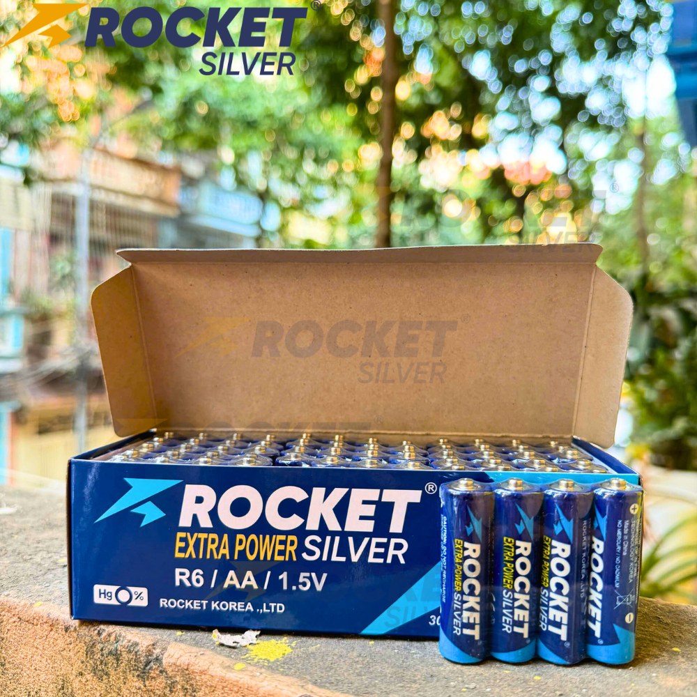 ( HỘP 60 VIÊN ) Pin AA, AAA ROCKET cacbon, pin tiểu, pin đũa , pin điều ...