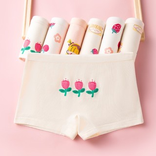 Combo 4 Quần Lót Cotton Đùi Bé Gái Cao Cấp Thoáng Khí, Quần Chip Mềm Mại An Toàn King Shop L-8026