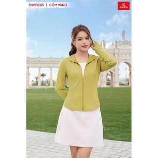 5MNF03 Áo chống nắng nữ thun lạnh 1 lớp CARDINA cao cấp kèm khẩu trang 3 lớp