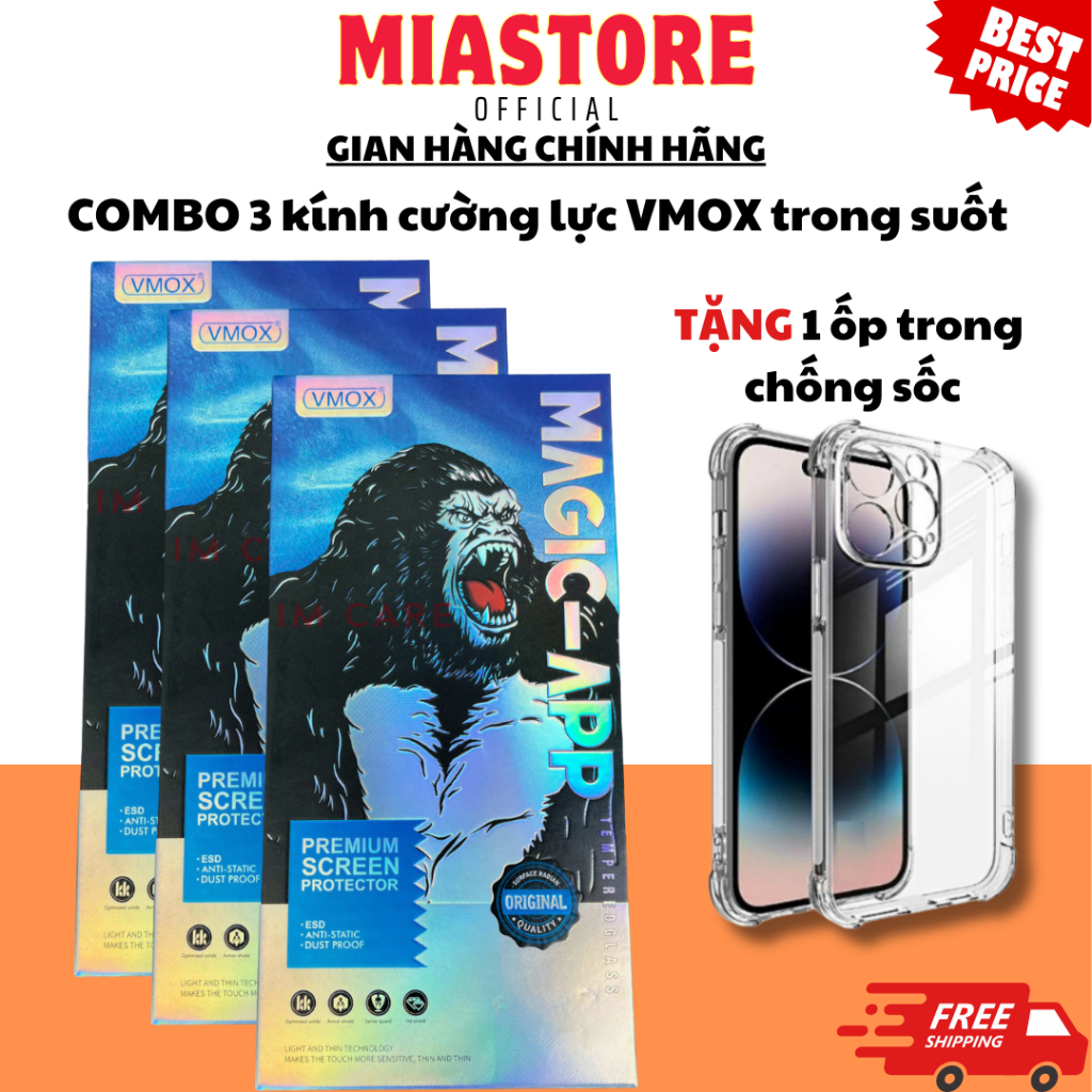 [ SẢN PHẨM MỚI ] KÍNH CƯỜNG LỰC khung tự dán TRONG SUỐT VMOX chính hãng ...