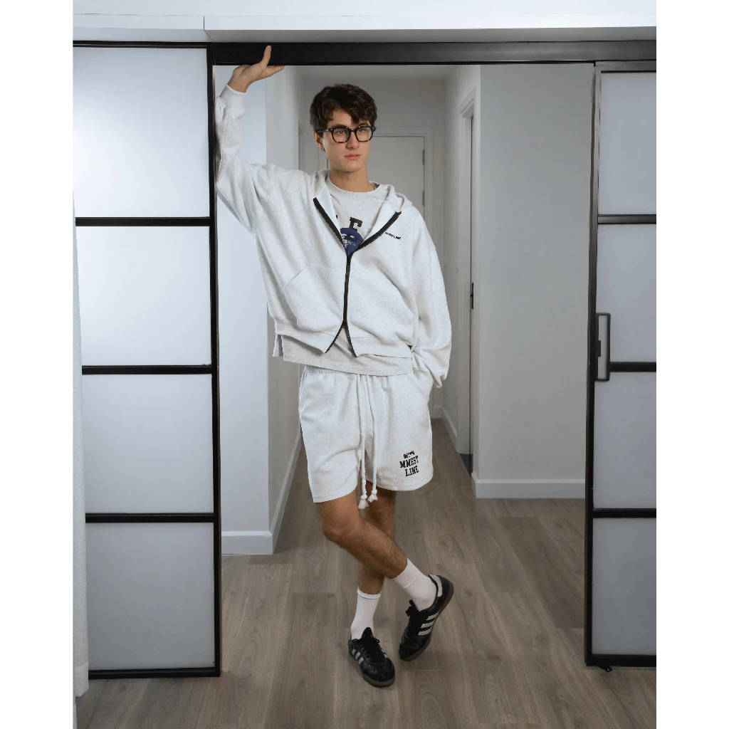 Quần Basic Shorts MMESTLINE form trên gối chất liệu nỉ 2 da mịn cao cấp