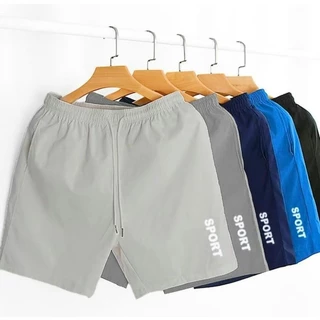 Combo 5 quần short nam . Quần đùi nam chất liệu gió lụa co dãn mềm mịn
