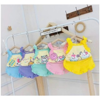 COMBO 5 BỘ 2 DÂY BÈO 5 HÌNH CHO BÉ GÁI SIZE 6-18KG