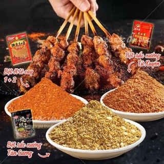 Bột gia vị rắc nướng Tứ Xuyên 100g, gia vị tẩm ướp thịt nướng cay thơm, đủ vị, thơm ngon