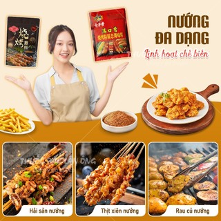 Bột gia vị rắc nướng Tứ Xuyên 100g, gia vị tẩm ướp thịt nướng cay thơm, đủ vị, thơm ngon