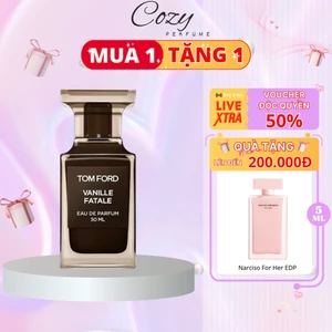 Nước hoa nữ T0m F0rd Vanille Fatale EDP Chiết 5ml/10ml Hương thơm Gợi cảm, Sang trọng - Cozy Perfume