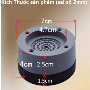 Đế cao su chống rung Máy Giặt, Tủ Lạnh,Chống Ồn, Chống Xê Dịch Giúp Tăng Tuổi Thọ Máy Giặt Hiệu Quả