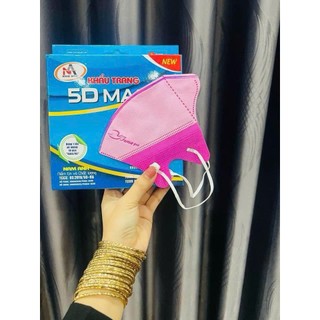 50 Cái Chiếc Khẩu Trang 5D Nam Anh Cao Cấp 3 Lớp Kháng Khuẩn Chống Bụi Chính Hãng