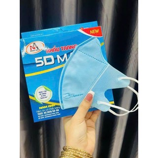 50 Cái Chiếc Khẩu Trang 5D Nam Anh Cao Cấp 3 Lớp Kháng Khuẩn Chống Bụi Chính Hãng
