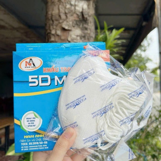 50 Cái Chiếc Khẩu Trang 5D Nam Anh Cao Cấp 3 Lớp Kháng Khuẩn Chống Bụi Chính Hãng
