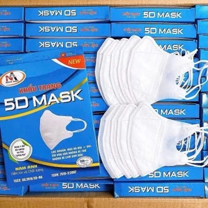 50 Cái Chiếc Khẩu Trang 5D Nam Anh Cao Cấp 3 Lớp Kháng Khuẩn Chống Bụi Chính Hãng