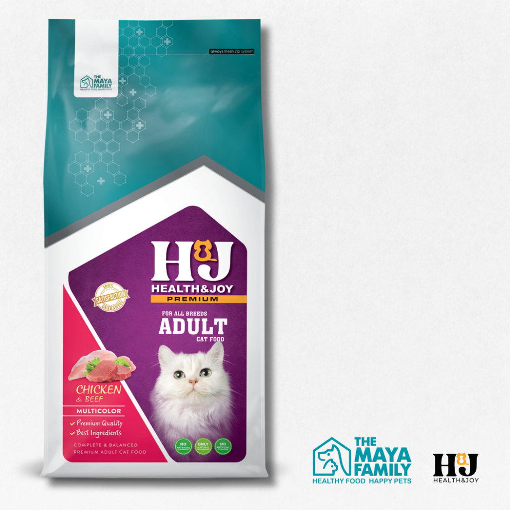 Ảnh Hạt cho mèo trưởng thành HJ PREMIUM CHICKEN, BEEF ADULT CAT - thịt gà, thịt bò bao 2kg 1