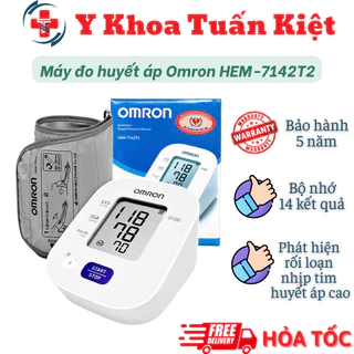 ✅Máy đo huyết áp Omron HEM-7142T2 tặng kèm bộ đổi điện
