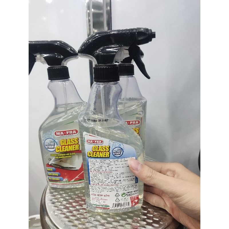 Chai xịt kính ô tô GLASS CLEANER 500ml